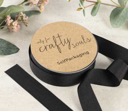Ampio nastro gross-grain nero