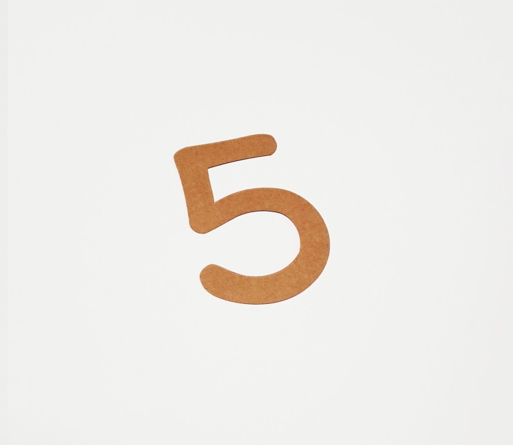 Decorazioni topper con numeri