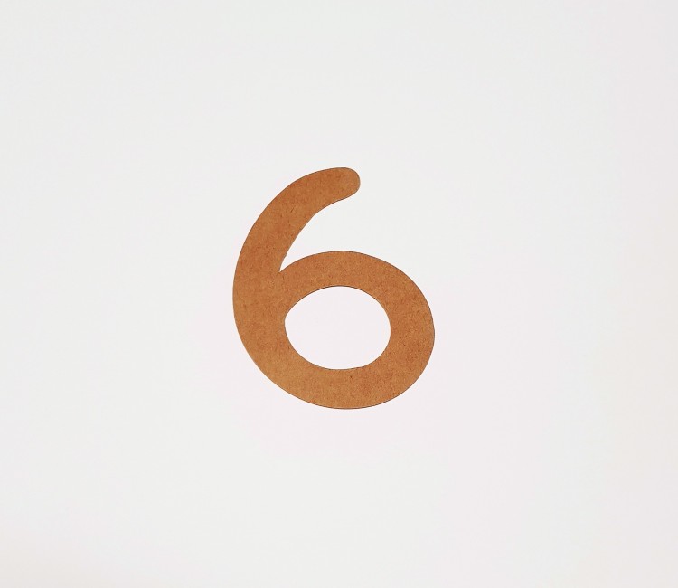Decorazioni topper con numeri
