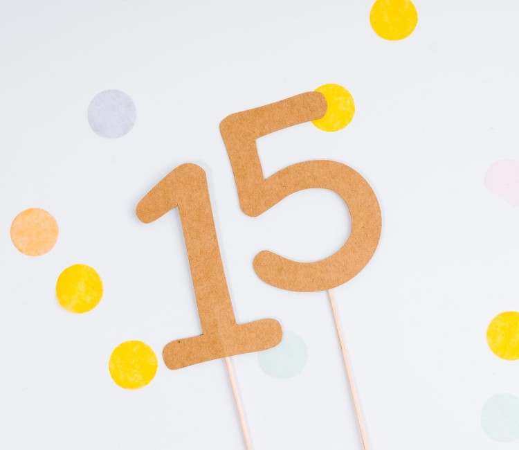 Decorazioni topper con numeri