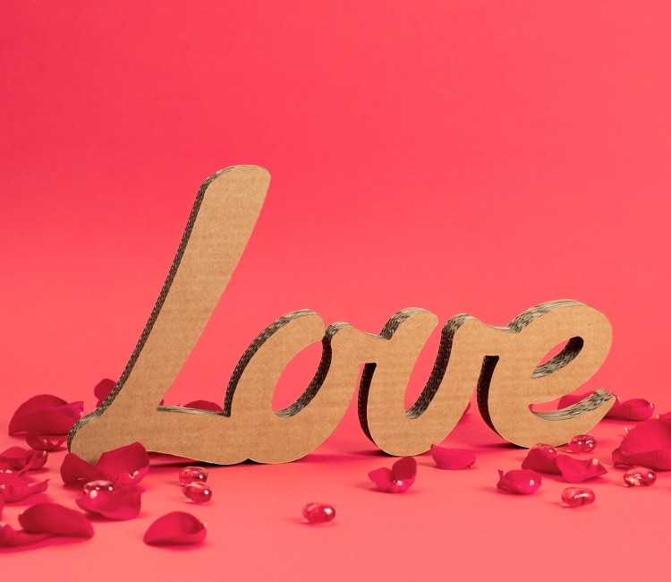 Lettere in Cartone “LOVE”