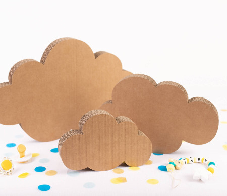 Nuvole di Cartone Decorative. Kit da 3!