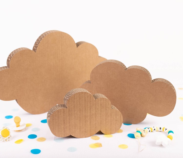 Nuvole di Cartone Decorative. Kit da 3! Nuvole di Cartone Decorative. Kit da 3!