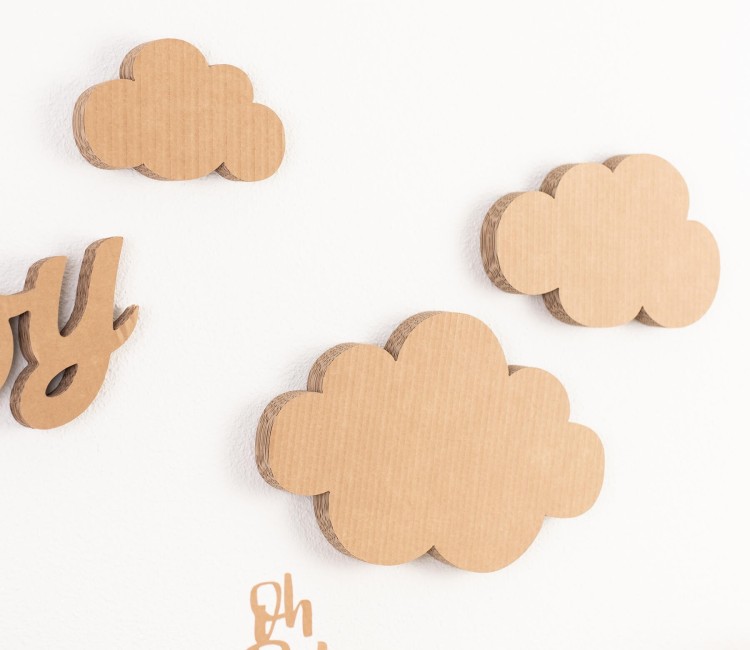 Nuvole di Cartone Decorative. Kit da 3! Nuvole di Cartone Decorative. Kit da 3!