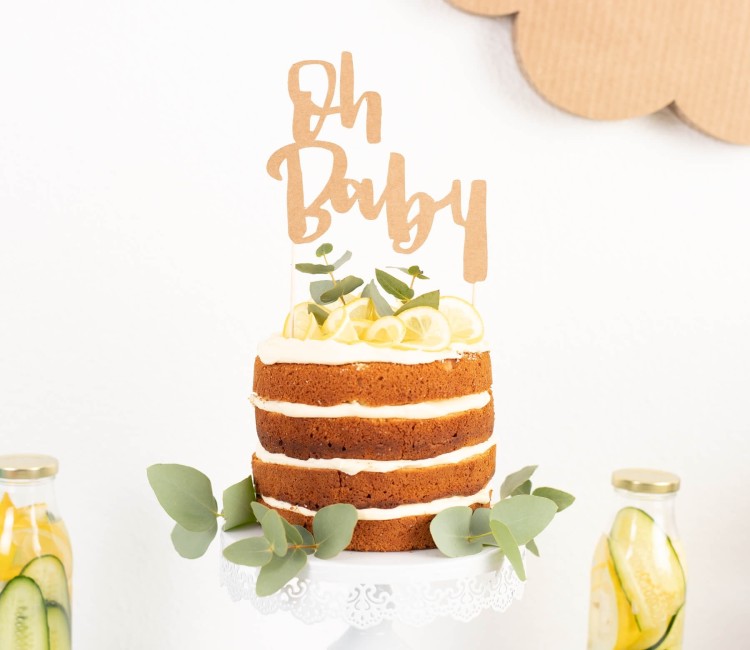 Topper per dolci o decorazione “Oh Baby”