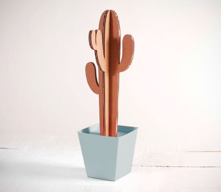 Cactus Alto di Cartone in Vari Colori!