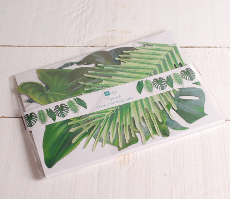 Festone con stampa tropicale
