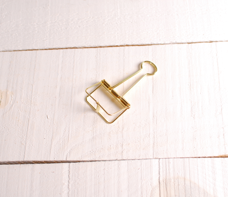 Clip pinza metallizzata