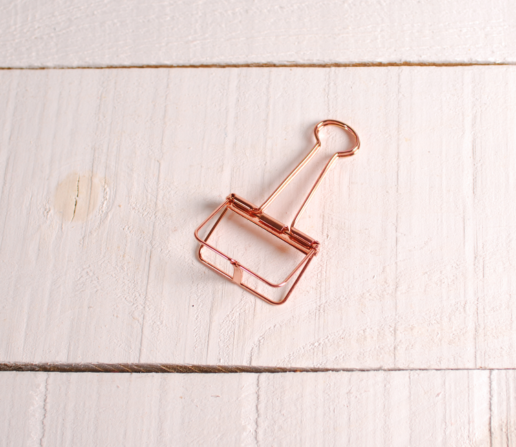 Clip pinza metallizzata