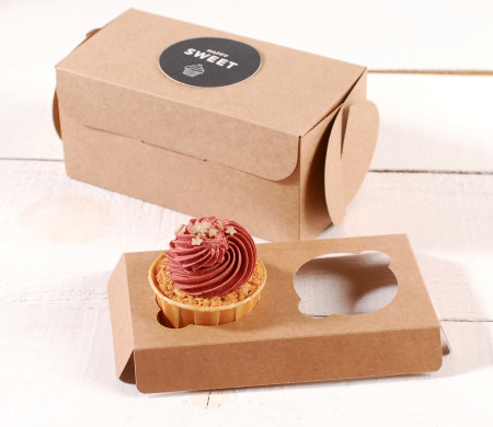Holder per 2 cupcake, ideale per le pasticcerie
