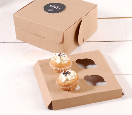 Holder per 4 mini cupcake, perfetto per le pasticcerie