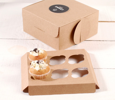 Holder per 6 mini cupcake, per le scatole di dolci