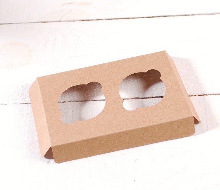 Holder per 2 cupcake, ideale per pasticcerie e negozi Holder per 2 cupcake, ideale per pasticcerie e negozi