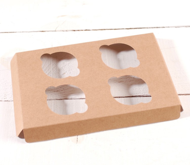 Holder per 4 cupcake, da collocare nelle scatole per i dolci