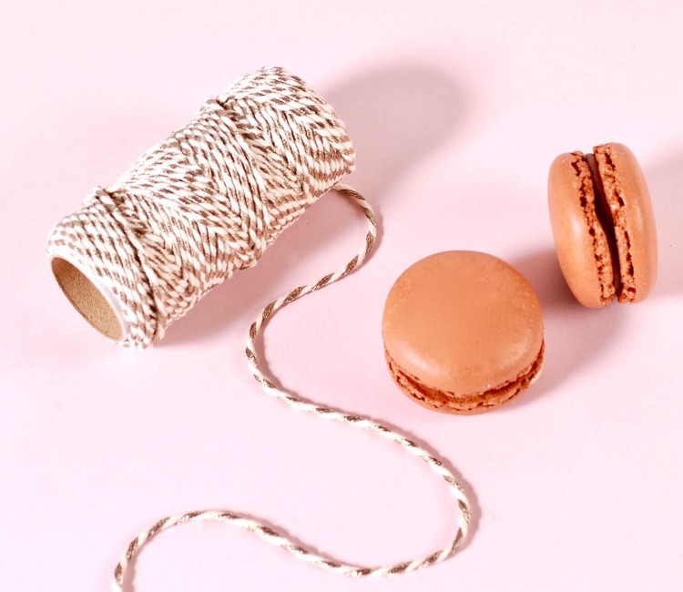 Cordino baker's twine bicolore in cotone per eleganti decorazioni
