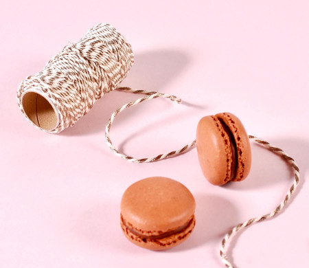 Cordino baker's twine bicolore in cotone per eleganti decorazioni