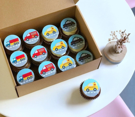 Scatola per dodici cupcake 