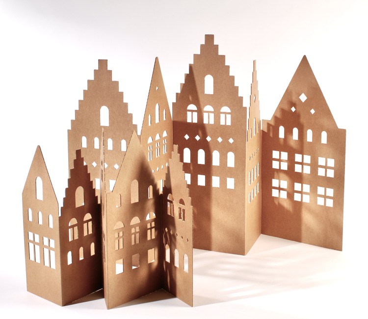 Case di Natale decorative Case di Natale decorative