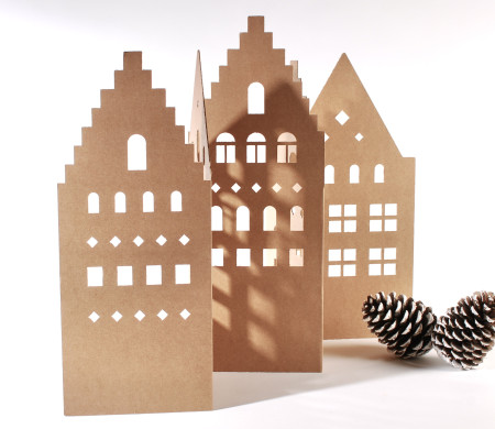 Case di Natale decorative