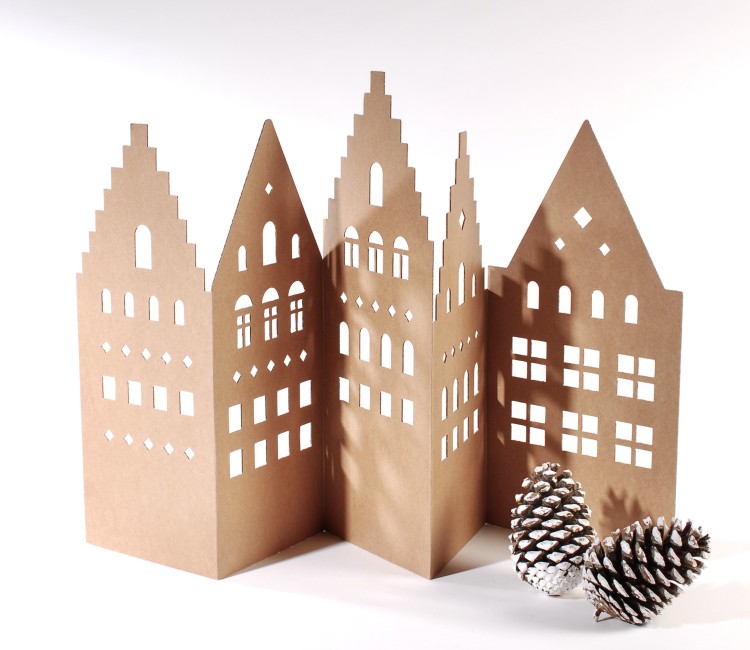 Case di Natale decorative Case di Natale decorative