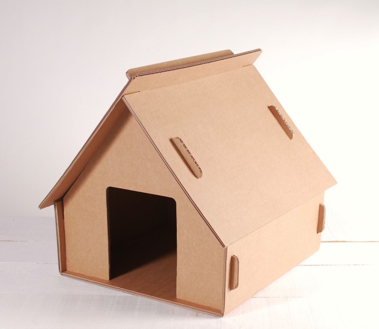 Casetta di Cartone per Bambini o Gatti – Giocattoli di Cartone Casetta di Cartone per Bambini o Gatti – Giocattoli di Cartone