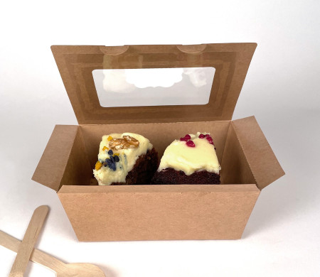 Scatola con finestra per take away