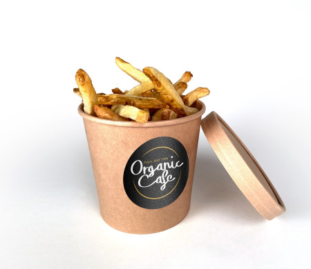 Zuppiera kraft con coperchio per take away