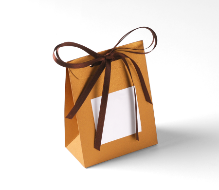Sacchetto in cartone per regalare bonbon e caramelle