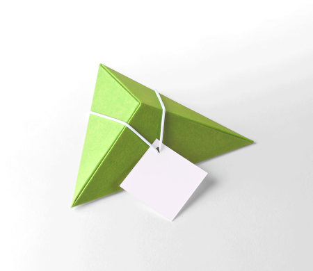 Originale Scatola Regalo Triangolare per Nozze ed Eventi