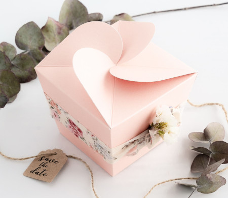 Originale Scatola per Creme a Forma di Fiore