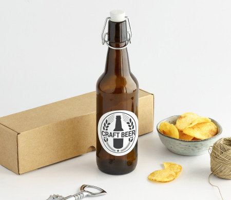 Bottiglia per Birra, Per Confezionare Birra con Scatola ed Etichetta