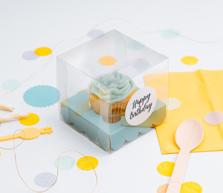 Scatola Trasparente per un Cupcake