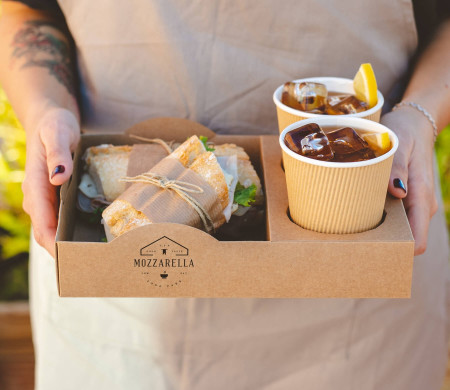 Vassoio impilabile per street food. La migliore scatolaper alimenti