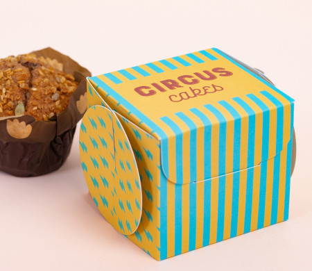 Originale Scatola in Cartone per Cupcake