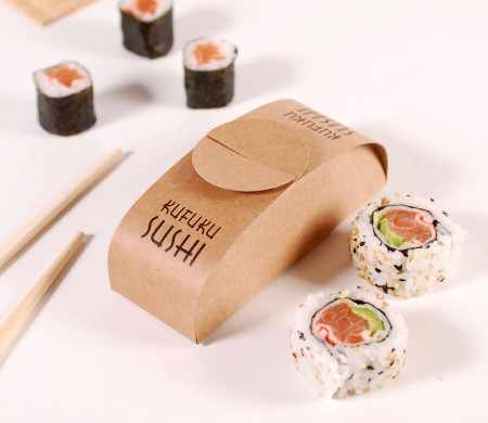 Scatola di cartone elegante per sushi
