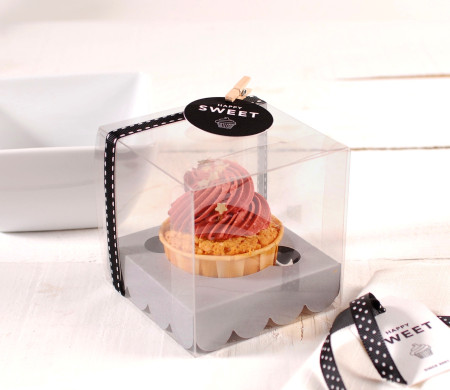 Scatola Trasparente per un Cupcake