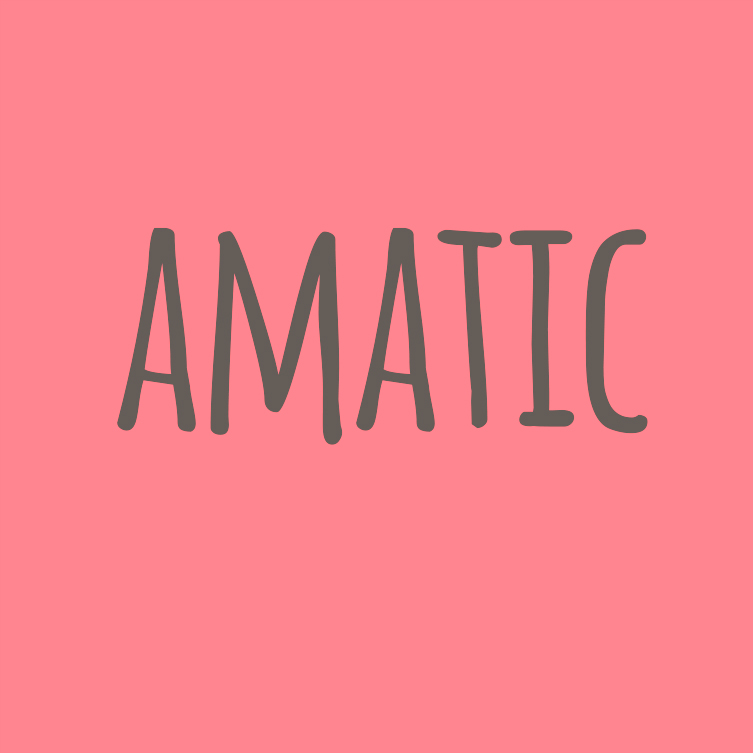 font-gratis-amatic