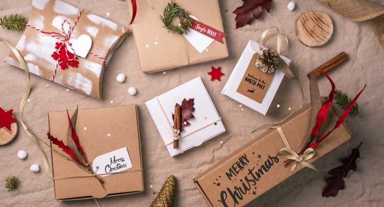 Grande sacchetto regalo di Natale fiocco di neve  Sacchetti regalo di  natale, Sacchetto regalo, Carta da regalo