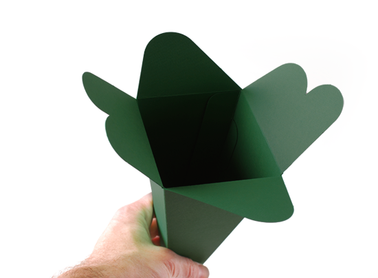 Scatola a cono per le feste