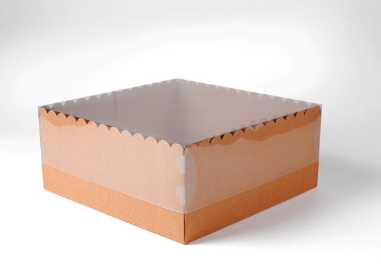 Scatola per torte con coperchio