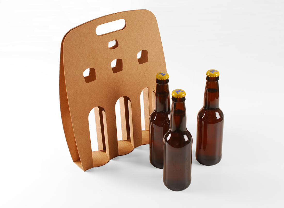 Scatola di cartone per bottiglie di birra