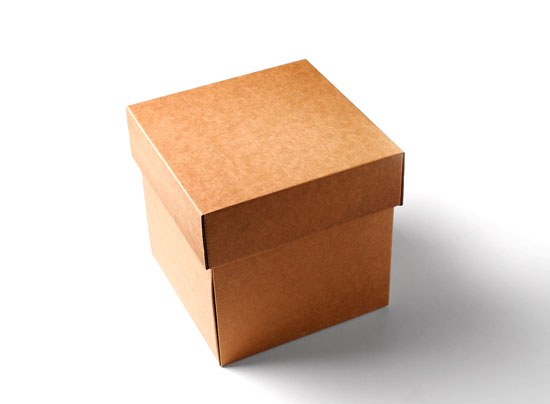 Scatola per spedizioni con coperchio