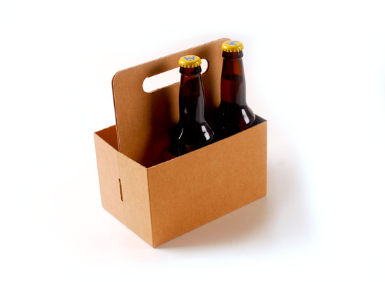 Scatola per birra con manico