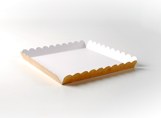 Vassoio di cartone per biscotti