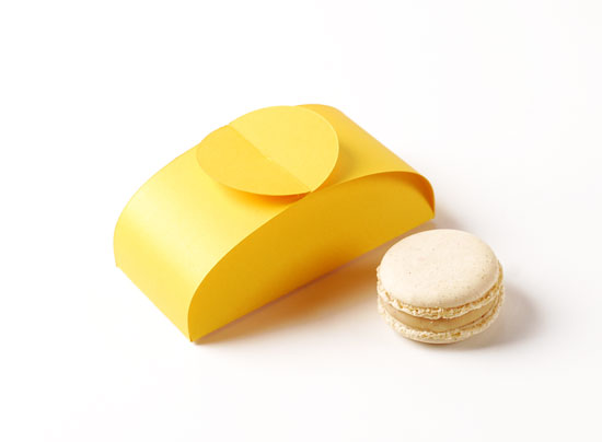 Scatola per due macaron
