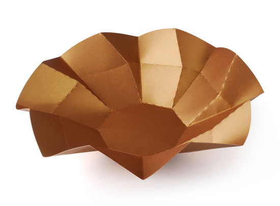 Originale scatola regalo con pieghe